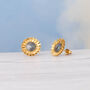 Sunflower Stud Earrings, thumbnail 4 of 8