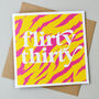 Flirty Thirty 30th Birthday Card, thumbnail 2 of 2
