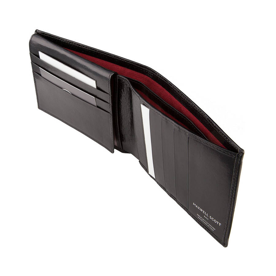 finest leather trifold wallet 'the gallucio' by maxwell scott bags ...