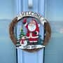 Personalised Santa Wreath, thumbnail 1 of 2