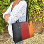 Multi Coloured Genuine Leather Shoulder Bag, thumbnail 1 of 2