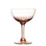 A Set Of Four Rose Champagne Saucers With Lens Design, thumbnail 2 of 2