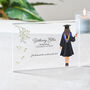 Personalised Graduation Robe Gift For Her Flower Design, thumbnail 3 of 10