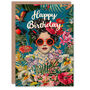 Tropical Flower Nature Plant Lover Floral Birthday Card, thumbnail 1 of 4