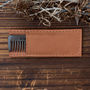 Ox Horn Beard Comb With Leather Sheath, thumbnail 1 of 3