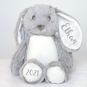 Personalised Bunny Soft Toy, 2 of 11