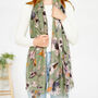 Spring Flowers Print Scarf, thumbnail 2 of 6
