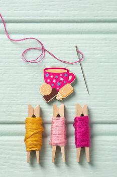 Tea And Biscuits Magnetic Needle Minder, 4 of 7