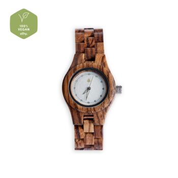The Pine: Handmade Vegan Wood Wristwatch For Women, 3 of 8