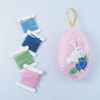Make Your Own Embroidered Easter Decoration Kit, 3 of 5