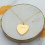 Large Personalised Radiating Heart Necklace, thumbnail 2 of 3