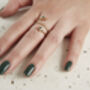 Tri Sapphire Wrap Ring, thumbnail 1 of 3