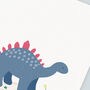 Personalised Stegosaurus Children's Print, thumbnail 2 of 9