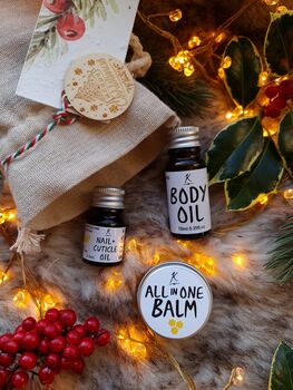 Christmas Sack With Mini Skincare Treats, 2 of 8