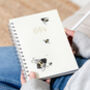 Personalised Bees Hardback Notebook, thumbnail 1 of 6