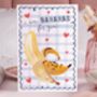 Cute Valentine Card With Banana Pun For Boyfriend Or Husband, thumbnail 2 of 4