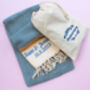 Personalised Sustainable Soft Cotton Throw, thumbnail 4 of 12