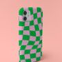Wavy Checked Phone Case Durable iPhone Samsung Mobile Cover, thumbnail 5 of 11