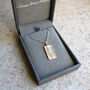 Rectangular St Christopher Silver Necklace, thumbnail 3 of 5