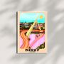 'Derry' Ireland Nature Travel Inspired Print, thumbnail 1 of 2