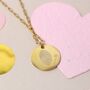 Personalised Waterproof Fingerprint And Name Necklace, thumbnail 1 of 4