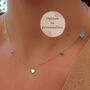 Sterling Silver Multi Love Heart Charms Necklace, thumbnail 1 of 10