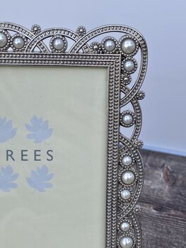 Sixtrees Ornate Pearl Louisa Photo Frame, Five X Seven, 3 of 5