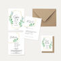 Eucalyptus Wedding Invitation // Wedding Stationery, thumbnail 1 of 5