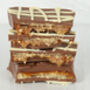 Millionaire’s Shortbread Chocolate Bar Stuffed With Caramel And Biscuits Drizzled With White Chocolate, thumbnail 1 of 2