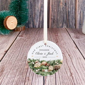 Our First Christmas Engaged Ornament Gift, 6 of 7