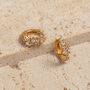 Sparkly Gold Vermeil Plated Galaxy Scatter Huggies, thumbnail 6 of 8