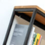 Orla Welded Steel Box Section And Premium Oak Shelves, thumbnail 7 of 10