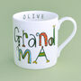Personalised Grandma Bone China Mug, thumbnail 3 of 6