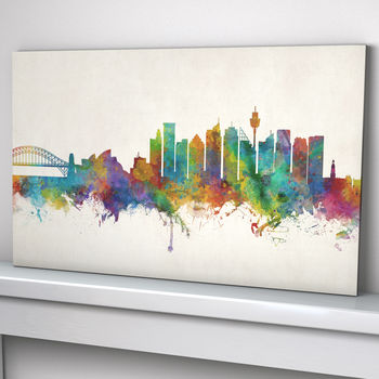 Sydney Australia Skyline Cityscape Art Print, 2 of 8