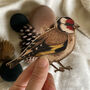 Goldfinch Bird Wooden Christmas And Easter Decoration, thumbnail 1 of 2