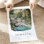 Jamaica Travel Art Print Illustration, thumbnail 3 of 7