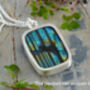 45ct Labradorite Necklace In Sterling Silver, thumbnail 4 of 5