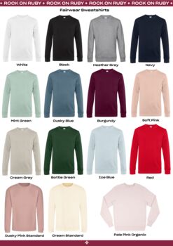 Personalised Year Sweatshirt Breast Pocket Design, 4 of 6