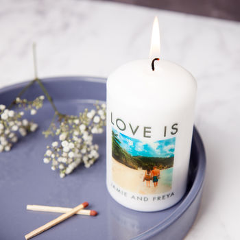 Personalised Love Photo Message Candle, 2 of 4