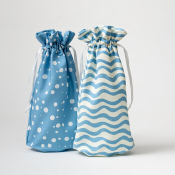 Two Reusable Luxury Fabric Gift Bags, 5 of 12