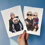 Personalised Illustrated People Portrait, thumbnail 4 of 11