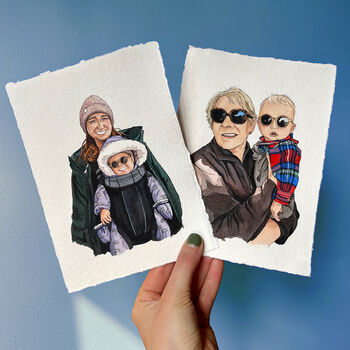 Personalised Illustrated People Portrait, 4 of 11