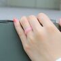 Handmade Women's Silicone Colourful Glitter Ring, thumbnail 1 of 11