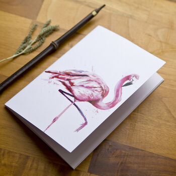 Inky Flamingo Notebook, 2 of 8