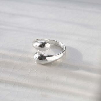 Sterling Silver Adjustable Flow Ring, 2 of 8