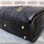 Black Leather Briefcase Laptop Bag Messenger, thumbnail 7 of 12