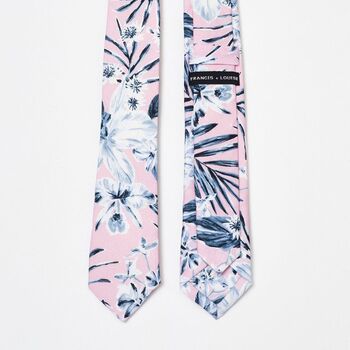 Tokoriki Pink Floral Tie, 5 of 9