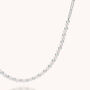 Gem Shine Moonstone Necklace With Paperclip Chain, thumbnail 3 of 7
