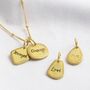 Gold Sterling Silver Affirmation Pendant Necklace, thumbnail 4 of 10