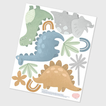 Large Fabric Dinosaur Wall Stickers, 3 of 3